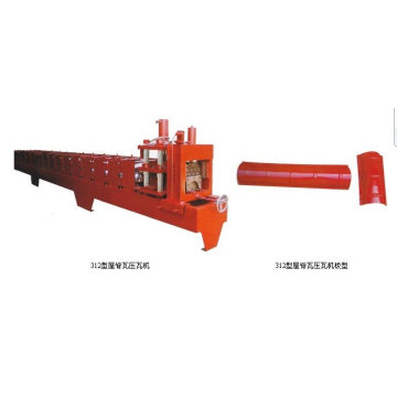 Ridge tile roll forming machine